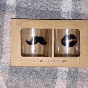 EXCLUSIVELY FROM MACY'S HIS AND HERS 10OZ. GLASS